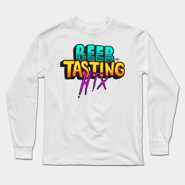 Beer Tasting Houston Logo (REMIX 1) Long Sleeve T-Shirt by BeerTastingHouston